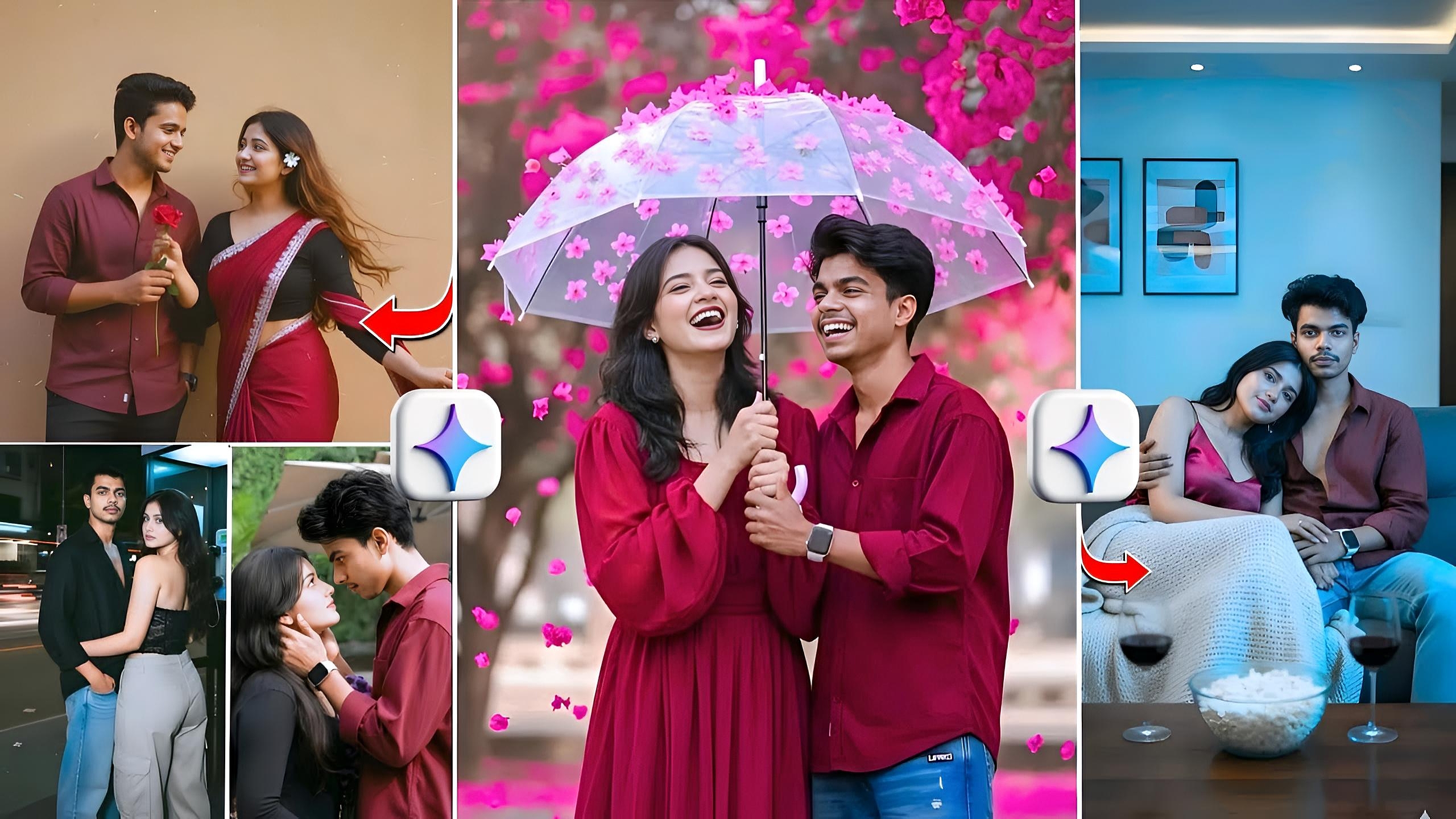 Google Gemini Couple Retro AI Photo Editing Prompts
